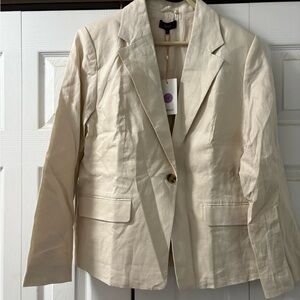 Quince Elegant Beige Blazer